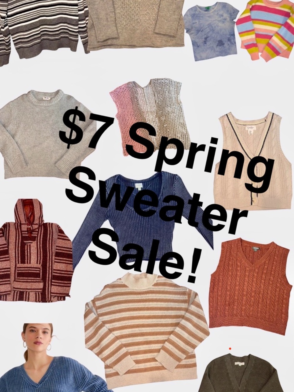 $7 Sweater Sale! Limited time!